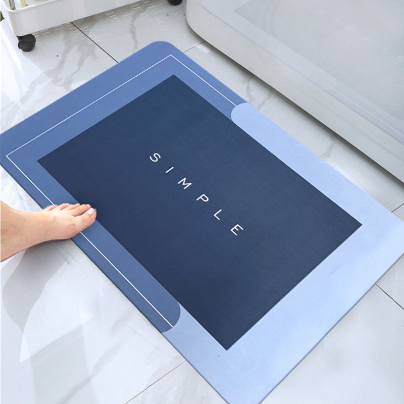 The floor mats absorb water well, prevent odors and prevent slipping 50cm x 80 cm